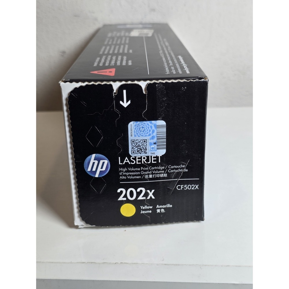 GENUINE HP 202x High Yield Toner LaserJet Pro M254 M281 Printer - CF502X YELLOW - Picture 5 of 5